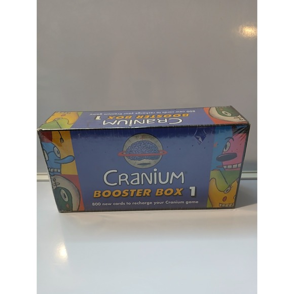Cranium Other - Cranium Booster Box 1 800 New‎ Cards Recharge Game Expansion New Sealed